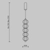 Подвесной светильник Maytoni MOD216PL-L10G3K