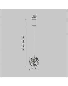 Подвесной светильник Maytoni MOD254PL-01BS-foto8