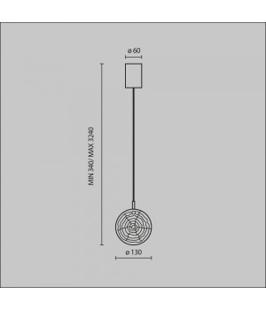 Подвесной светильник Maytoni MOD254PL-01BS-foto8
