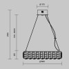 Подвесной светильник Maytoni MOD336PL-L120G3K