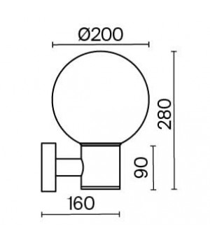 Настенный светильник (бра) Outdoor O598WL-01B-foto6