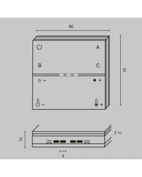 Беспроводная панель управления Technical DRC034-8-B-foto8