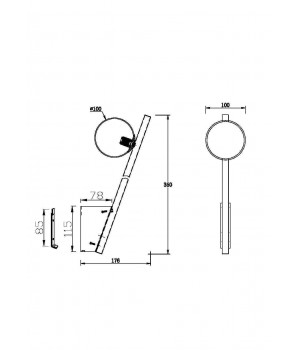 Настенный светильник (бра) Maytoni MOD175WL-01G-foto8