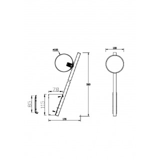 Настенный светильник (бра) Maytoni MOD175WL-01G-foto8