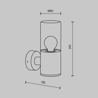Настенный светильник (бра) Outdoor O432WL-01GF-foto8