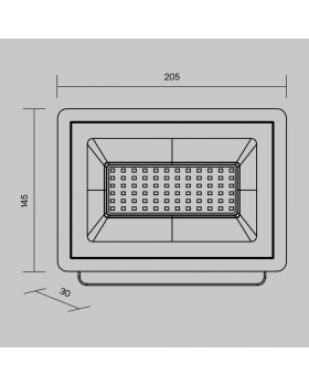 Прожектор Outdoor FL001-L50B4K-foto9