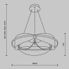 Подвесной светильник Maytoni MOD281PL-L45BS3K