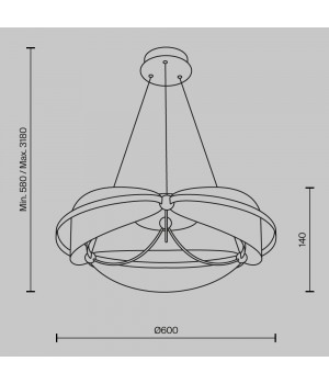 Подвесной светильник Maytoni MOD281PL-L45BS3K-foto6