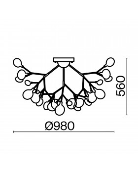 Потолочный светильник Freya FR5049CL-36G-foto2