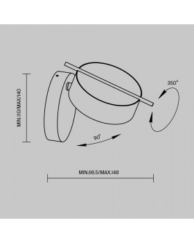 Настенный светильник (бра) Maytoni MOD180WL-L4W3K1-foto7