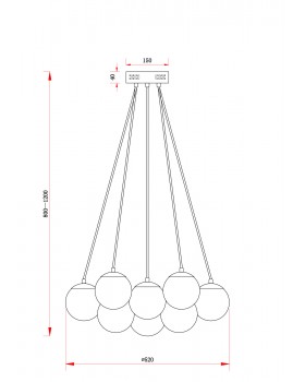 Подвесной светильник Freya FR5231PL-13CH-foto2