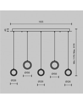 Подвесной светильник Maytoni MOD361PL-L33BS3K-foto6