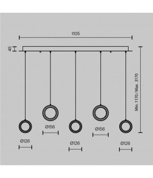 Подвесной светильник Maytoni MOD361PL-L33BS3K-foto6
