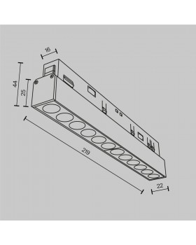 Трековый светильник Technical TR031-2-12W3K-W-foto8