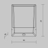 Настенный светильник (бра) Outdoor O448WL-L9GF3KSR