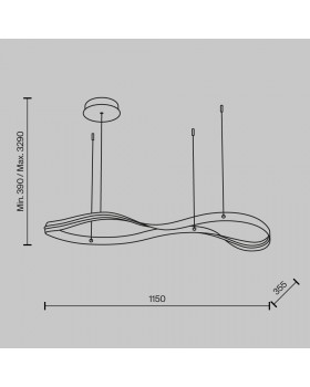 Подвесной светильник Maytoni MOD283PL-L34BS3K-foto6