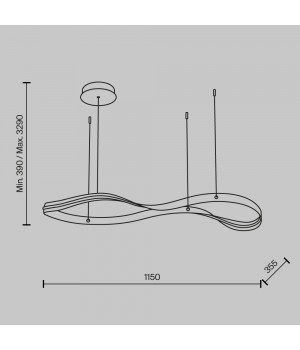 Подвесной светильник Maytoni MOD283PL-L34BS3K-foto6