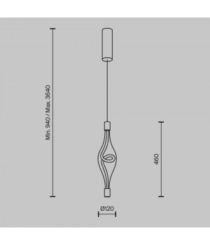 Подвесной светильник Maytoni MOD290PL-L14BS3K-foto8