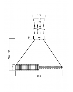 Подвесной светильник Maytoni P097PL-L36G4K-foto2