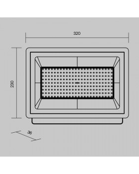 Прожектор Outdoor FL001-L150B6K-foto8