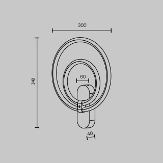 Настенный светильник (бра) Maytoni MOD357WL-L16BS3K-foto6
