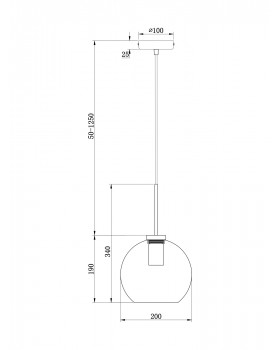 Подвесной светильник Freya FR8002PL-01BS-foto4