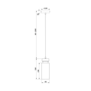 Подвесной светильник Freya FR8011PL-01GB-foto8