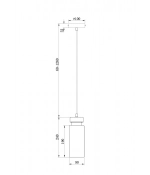 Подвесной светильник Freya FR8011PL-01GB