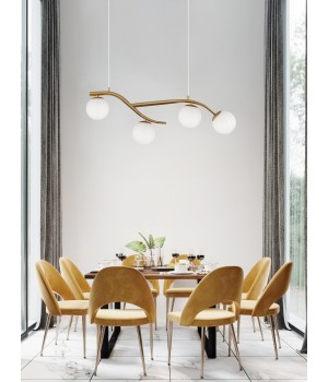 Подвесной светильник Freya FR8014PL-04BS-foto4