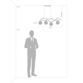 Подвесной светильник Freya FR8015PL-04BS-foto6