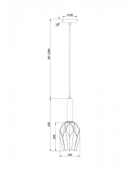 Подвесной светильник Freya FR9001PL-01B-foto3