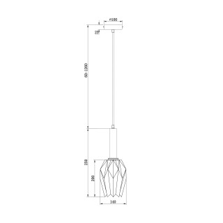 Подвесной светильник Freya FR9001PL-01B-foto3