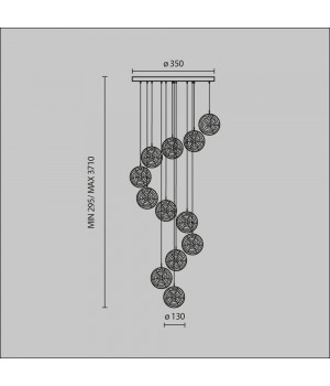 Подвесной светильник Maytoni MOD254PL-12BS-foto7