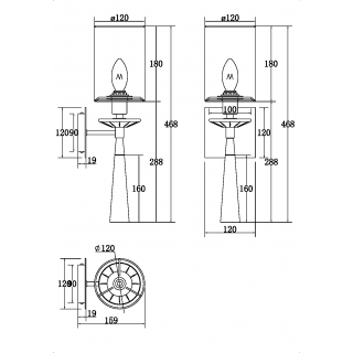 Настенный светильник (бра) Maytoni MOD224WL-01BS1-foto2