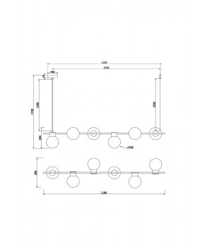 Подвесной светильник Freya FR5232PL-06B1-foto7
