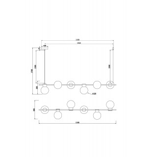 Подвесной светильник Freya FR5232PL-06B1-foto7