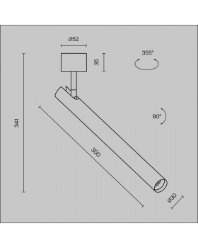 Потолочный светильник Technical C141CL-L300-6W3K-W-foto14