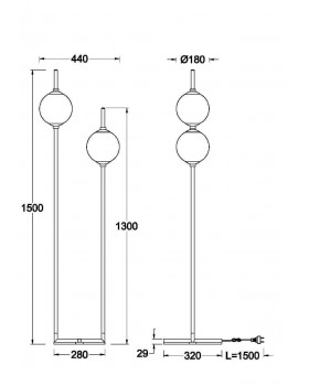 Напольный светильник (торшер) Maytoni Z020FL-L12BS3K-foto8