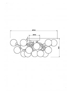 Потолочный светильник Maytoni MOD545CL-20BS-foto2