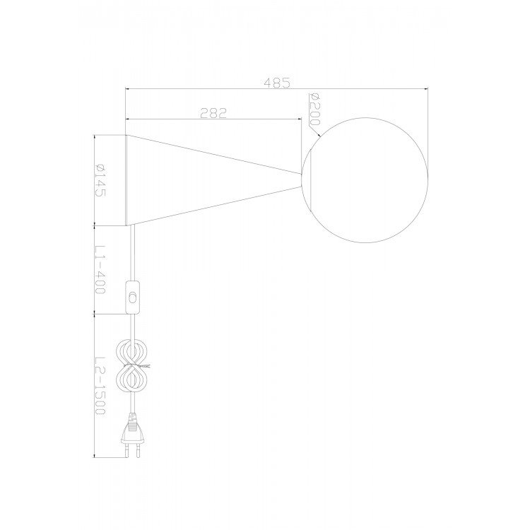 Настольный светильник Freya FR5289TL-01BS