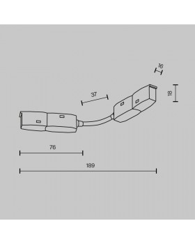 Комплектующие для систем освещения с токоведущими элементами Technical TRA034CS-B-foto6