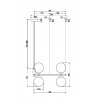 Подвесной светильник Maytoni MOD013PL-04BS1