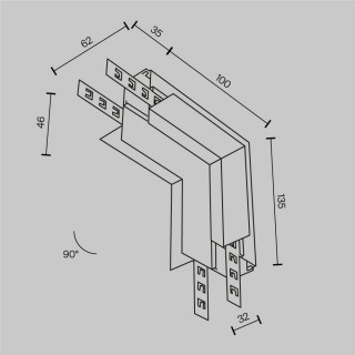 Комплектующие для встраиваемой трековой системы Technical TRA034ICL-42.12W-foto6