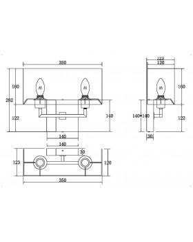 Настенный светильник (бра) Maytoni Z030WL-02BS-foto2