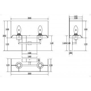 Настенный светильник (бра) Maytoni Z030WL-02BS-foto2