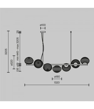 Подвесной светильник Maytoni MOD268PL-07B-foto6