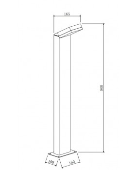 Ландшафтный светильник Outdoor O595FL-L12B3K-foto2