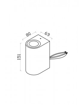 Настенный светильник (бра) Outdoor O044WL-02B-foto7