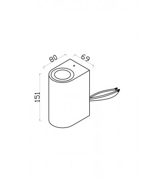 Настенный светильник (бра) Outdoor O044WL-02B-foto7