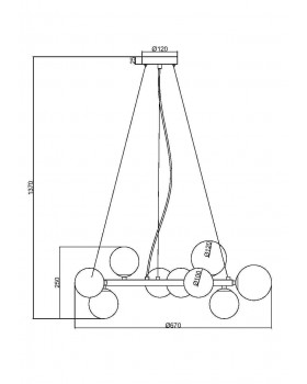 Подвесной светильник Maytoni MOD545PL-11BS-foto2